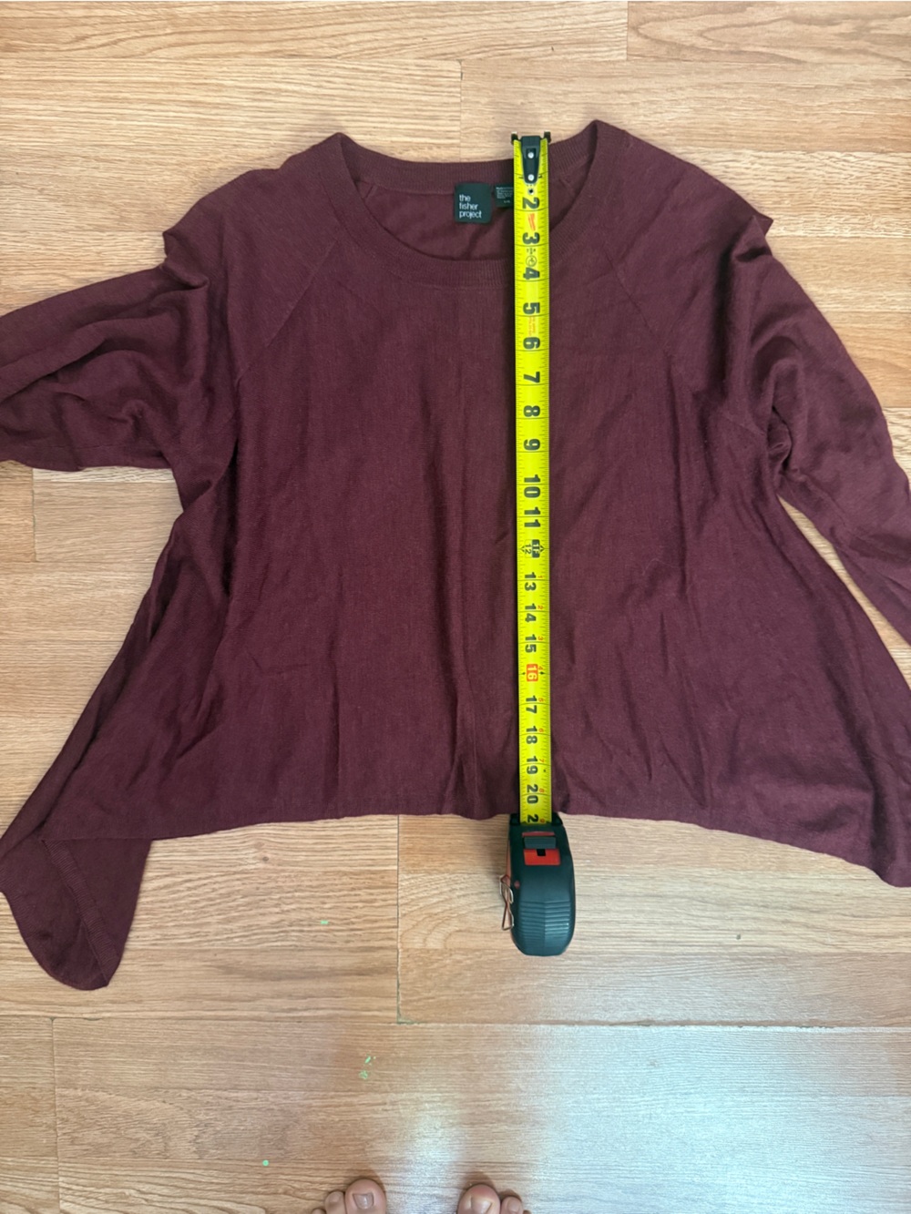 Eileen Fisher Burgundy 100% Merino wool